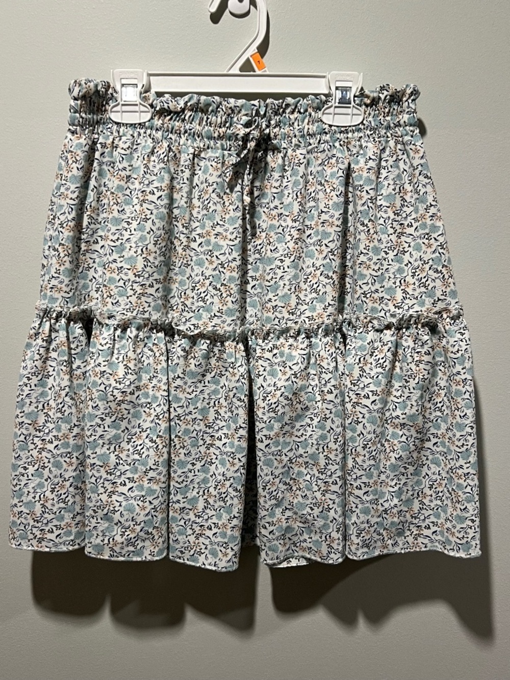 Floral Tiered Cottagecore Skirt - Size Asian Large (fits like a small / medium)